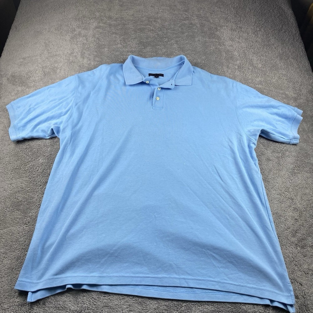 Cambridge Classics Polo Shirt Mens XL Blue 100%‎ Cotton Short Sleeve